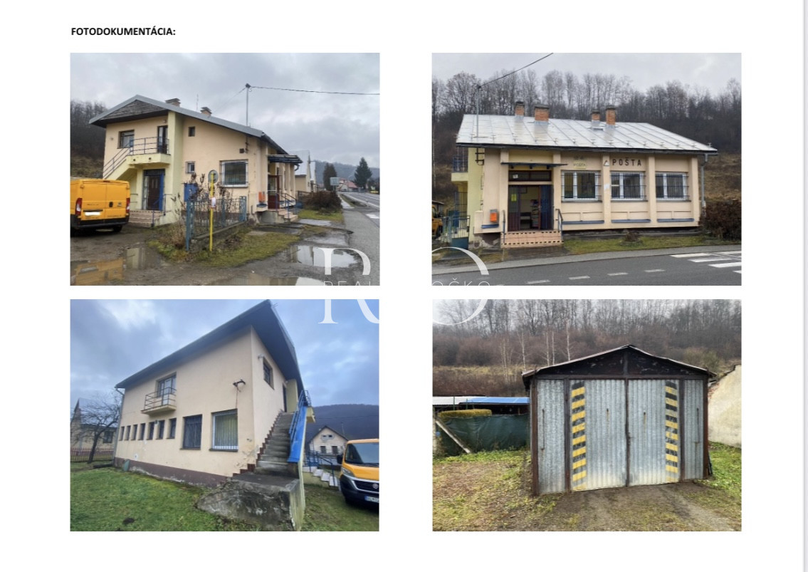Na predaj budova s pozemkom, Krajná Poľana - Svidník