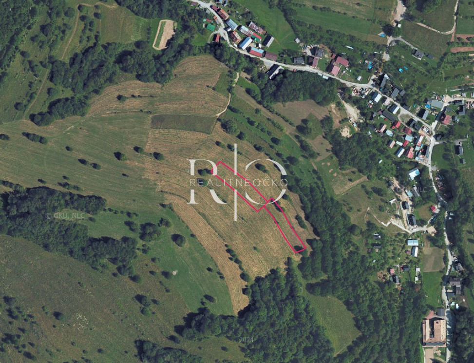 Na predaj orná pôda o výmere 3293 m2 v obci Terchová, Žilina