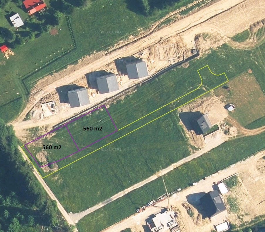 Na predaj dva stavebné pozemky v obci Makov, okr. Čadca o výmere 560 m2