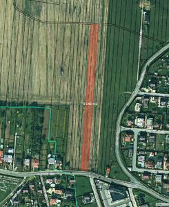 Na predaj pozemky určené na IBV-  5142m2, Záborské