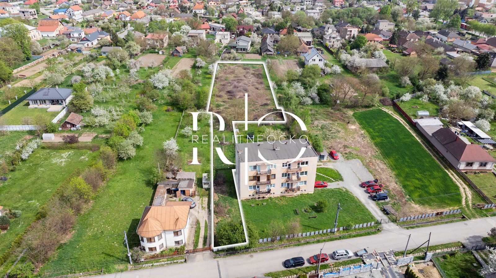 Na predaj stavebný pozemok 2584 m2  =  77,-EUR/m2, Košice mestká časť Šaca