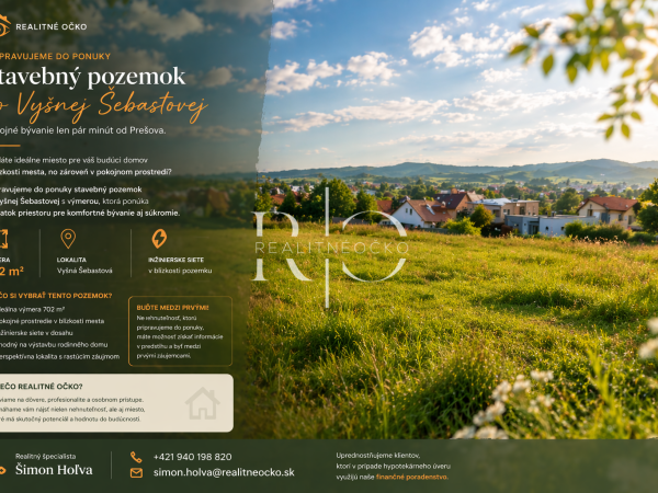 Pozemok Pre Rodinný Dom | Prešov – Obrázok 1